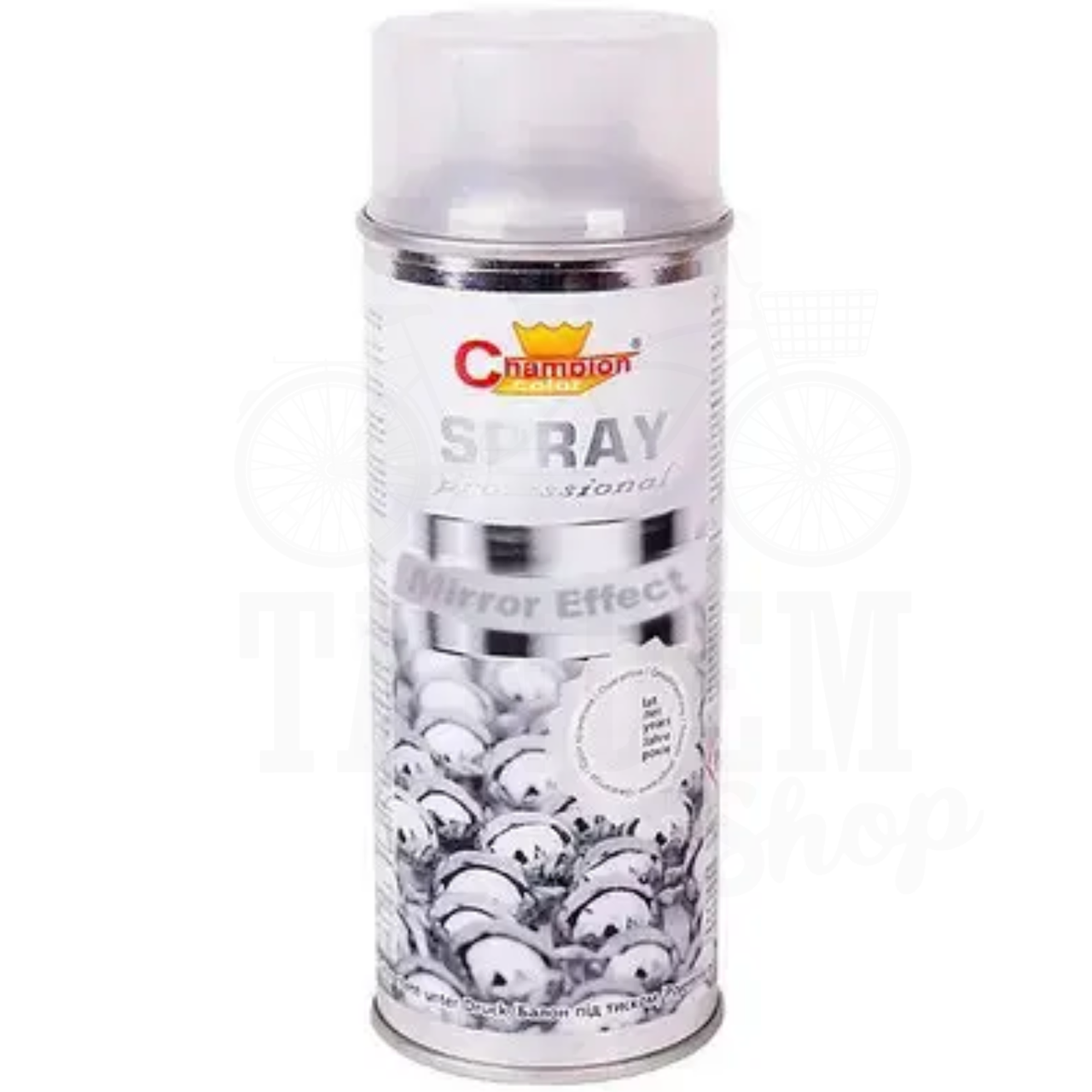 Краска Зеркальный эффект Champion Mirror Effect 400 мл аэрозоль Серебристый