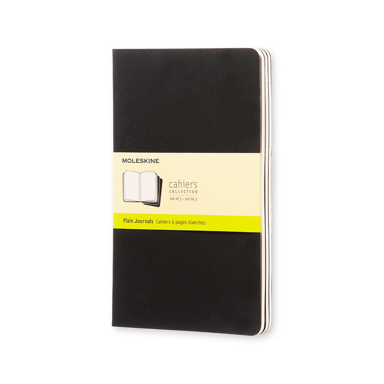 Блокнот Moleskine Cahier средний 13х21 см 80 страниц чистые листы Черный (9788883704970)