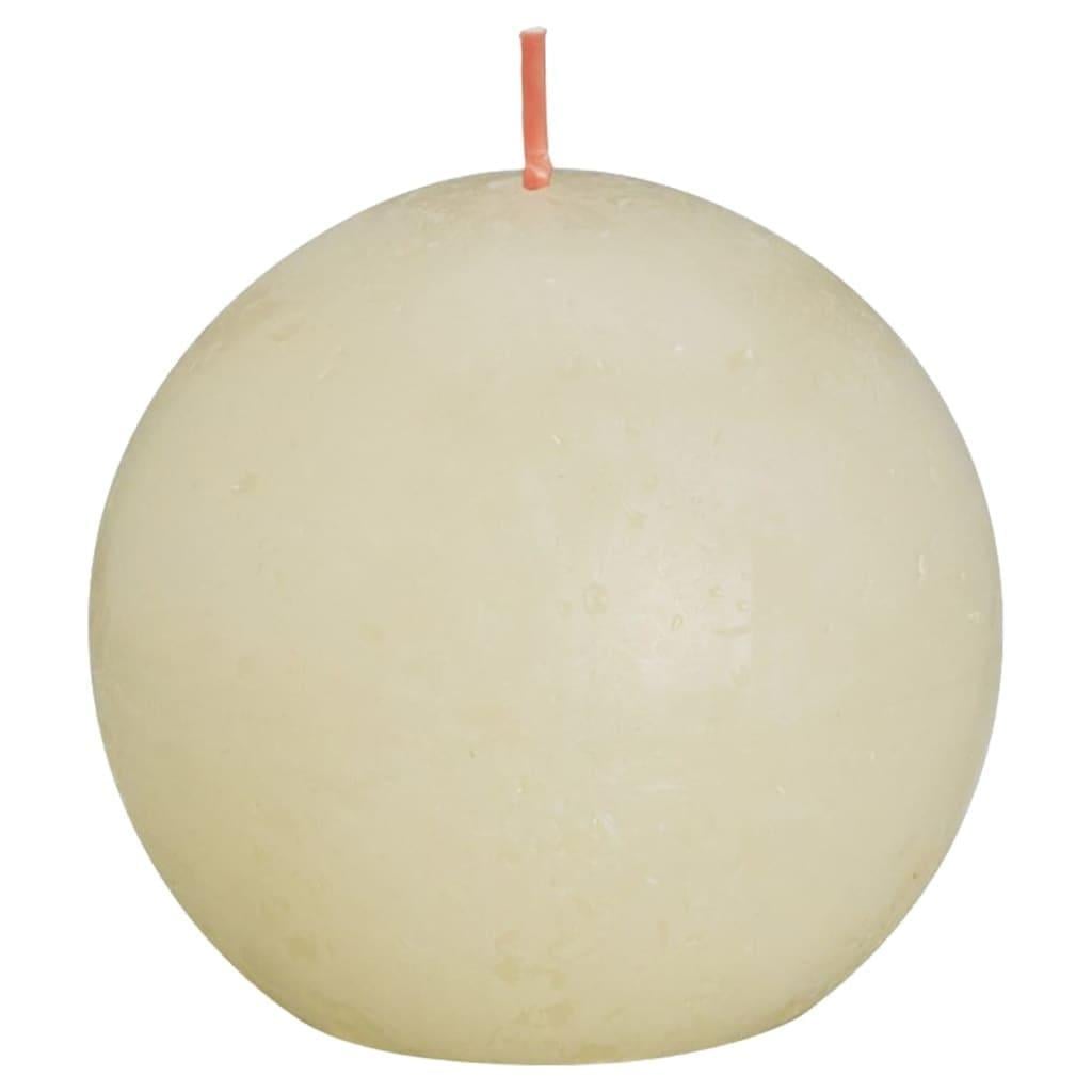 Свеча рустик шар Bolsius 76 мм Soft pearl (2825118272)