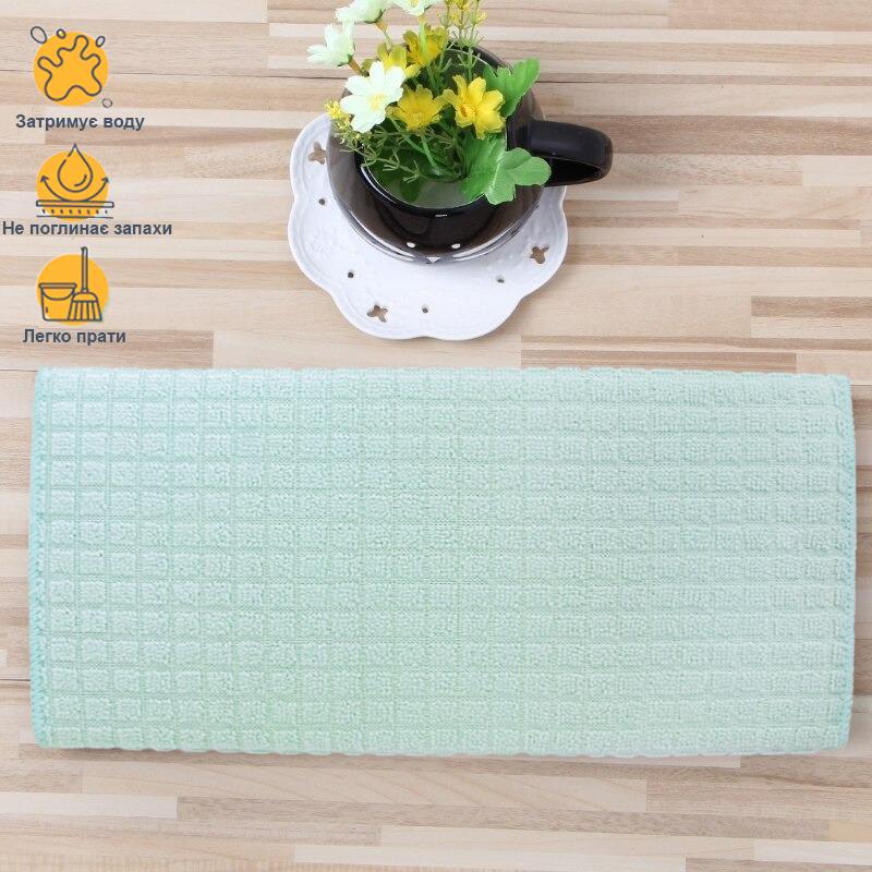 Килимок сушарка для посуду Dish drying mat 38х50 см М'ятний (1001890-Other-1) - фото 2