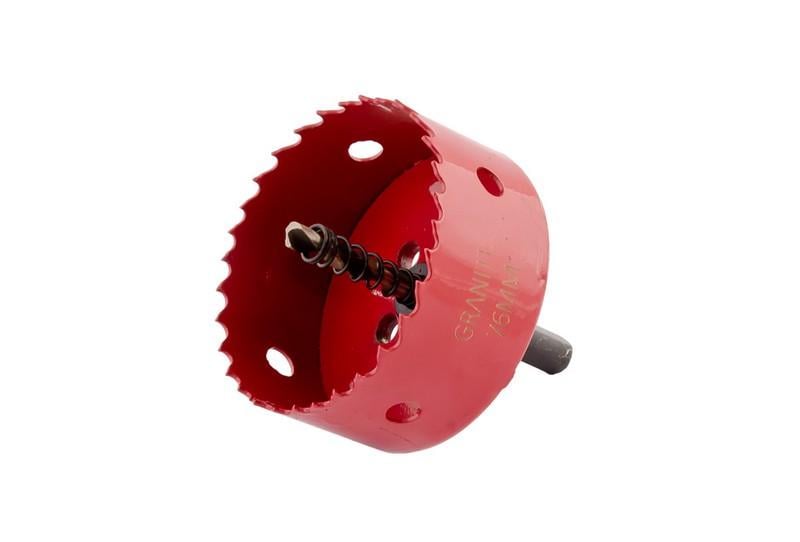 Свердло корончате Granite HSS M42 біметалеве76 мм (6-09-076)