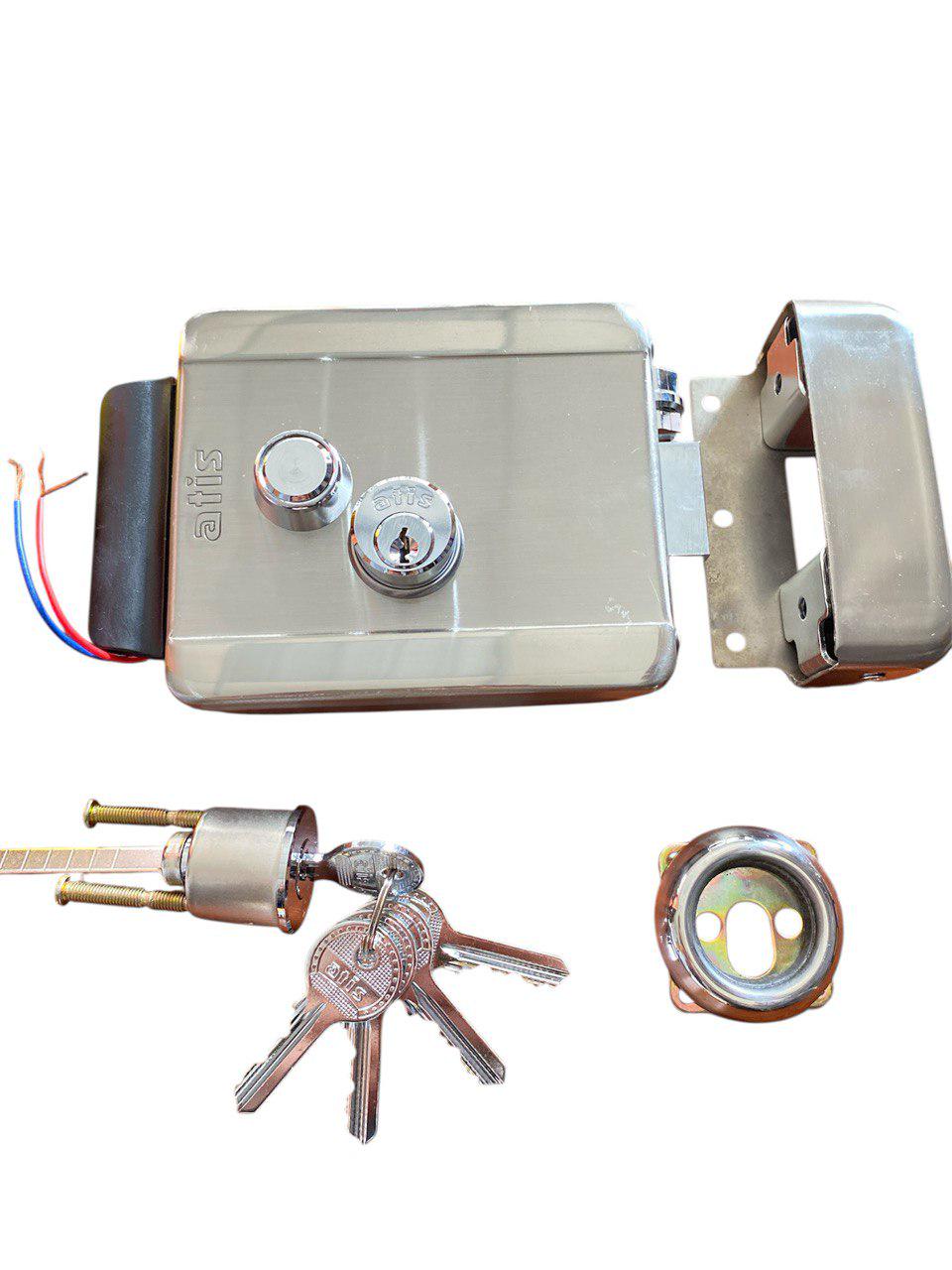 Замок дверной электромеханический Atis Lock SS нержавеющая сталь - фото 2