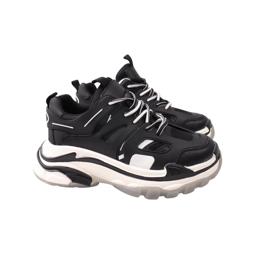 Кроссовки женские Li Fexpert из кожи р. 38 Черный (756-21/22DKH)