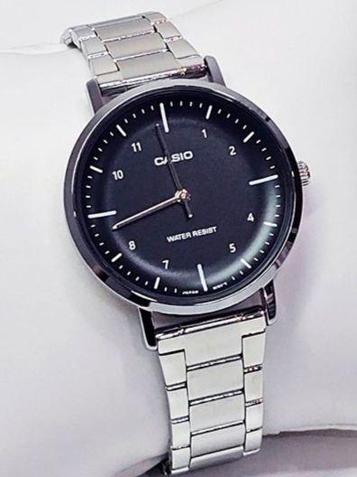 Наручний годинник жіночий Casio LTP-VT03D-1B Lady Timeless Collection Чорний (2899701196)