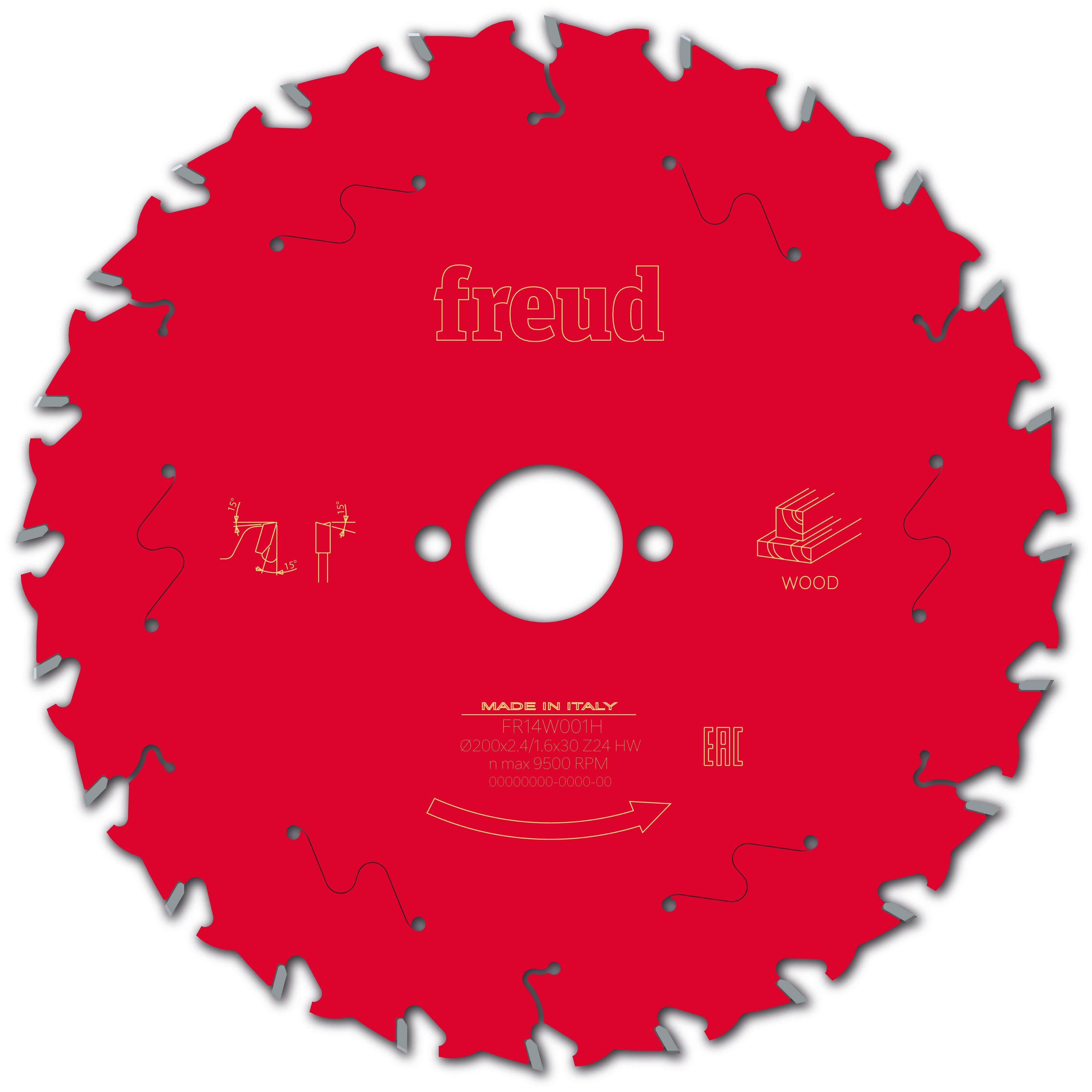 Диск пильный Freud FR14W001H 200x2,4x1,6x30 мм z24 (27437873)