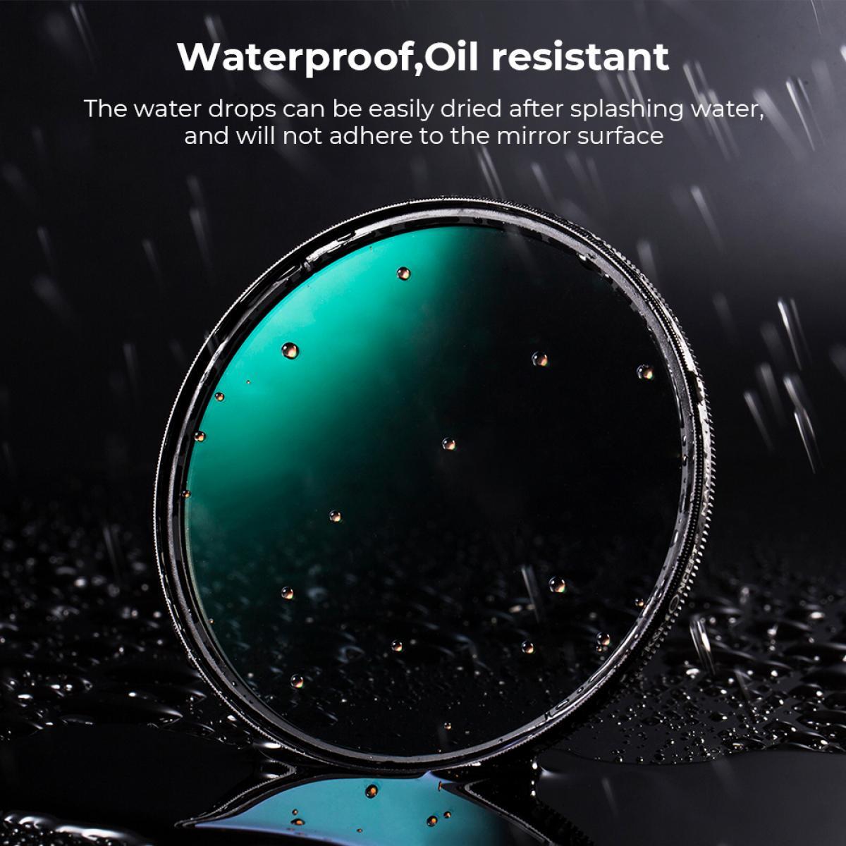 Светофильтр K&F Concept CPL HD XC16 Nano-X B270 28-слойное Nano покрытие оптическое стекло 43 мм - фото 6