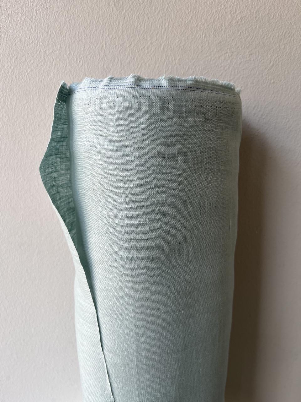 Ткань Linen Plus костюмная смягченная 100% лен Мятный 01