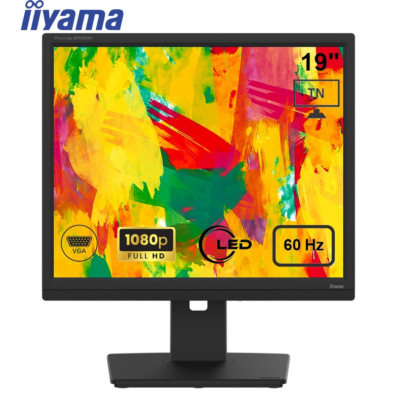 Монитор Iiyama B1980D-B5 TN 1280x1024 SXGA 19" (tf6253) - фото 5 Монитор Iiyama B1980D-B5 TN 1280x1024 SXGA 19" (tf6253) - фото 5