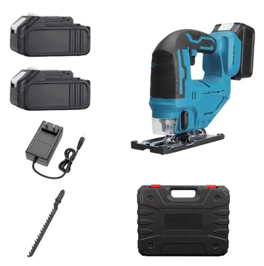 Электролобзик аккумуляторный с регулировкой скорости 24V 650W в чемодане с 2 аккумуляторами (110) - фото 3 Электролобзик аккумуляторный с регулировкой скорости 24V 650W в чемодане с 2 аккумуляторами (110) - фото 3