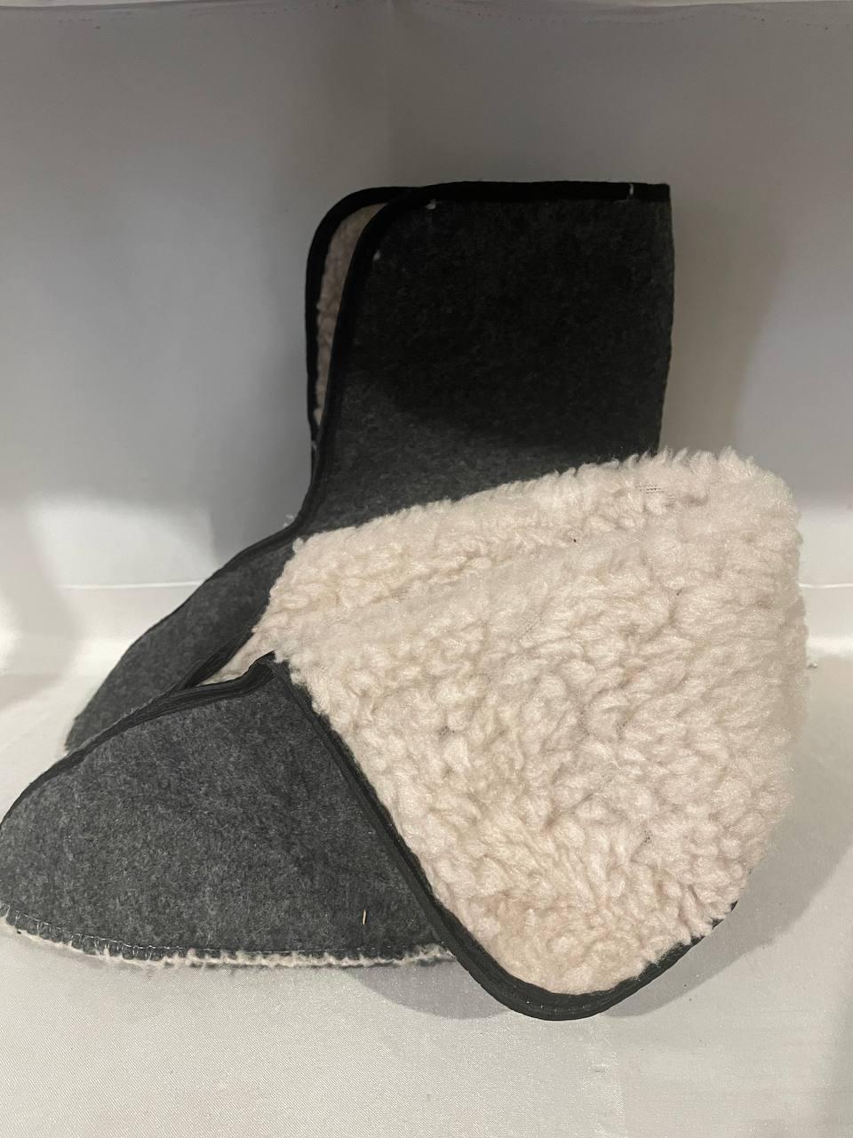 Вкладиші в чоботи хутряні р. 41 Чорний (0503-41)