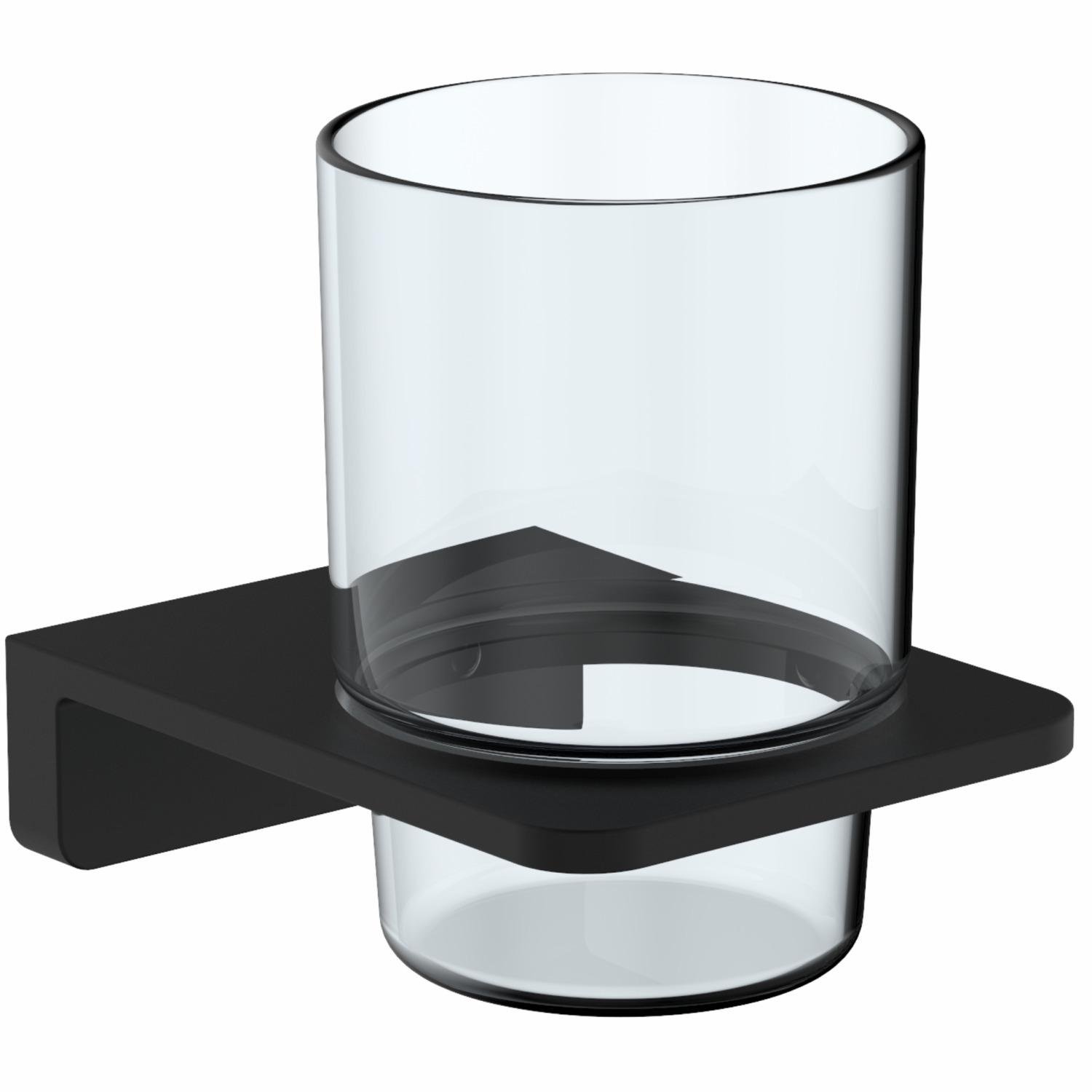 Стакан для зубных щеток VOLLE SOLO 2510.220104 Черный (160619)