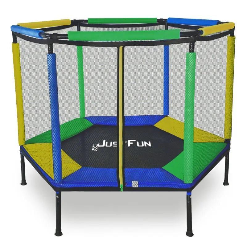 Батут-манеж Just Fun TRIO с защитной сеткой 140 см (2371523728) Батут-манеж Just Fun TRIO с защитной сеткой 140 см (2371523728)