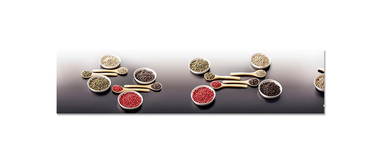 Фартук кухонный Перец специя ложки 60х250 см Серый Фартук кухонный Перец специя ложки 60х250 см Серый