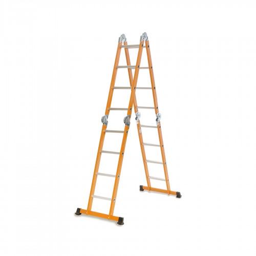 Драбина шарнірна комбінована Bellatrix SA4A4 4x4 сходинки - фото 2 Драбина шарнірна комбінована Bellatrix SA4A4 4x4 сходинки - фото 2