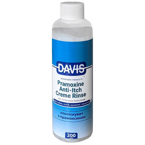 Кондиционер от зуда с 1% прамоксин гидрохлоридом для собак и котов Davis Pramoxine Anti-Itch Creme Rinse (PCRR200)