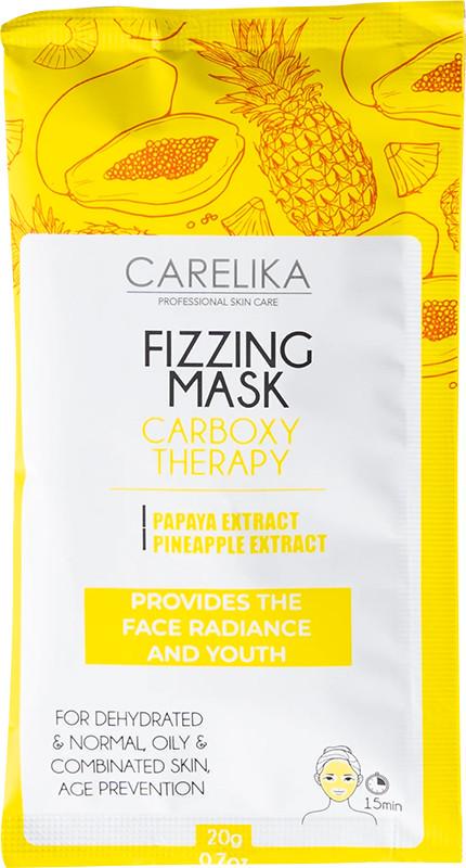 Маска пенная для лица Carica CARELIKA с эффектом карбокситерапии 20 г (2429373775)
