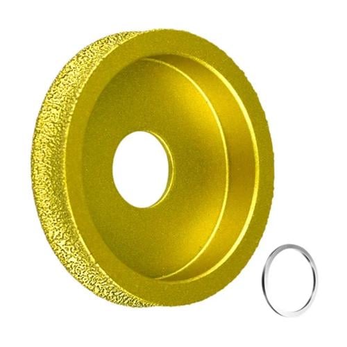 Диск алмазний профільний для шліфування мармуру/граніту/скла 75x10 мм Gold (927161) Диск алмазний профільний для шліфування мармуру/граніту/скла 75x10 мм Gold (927161)