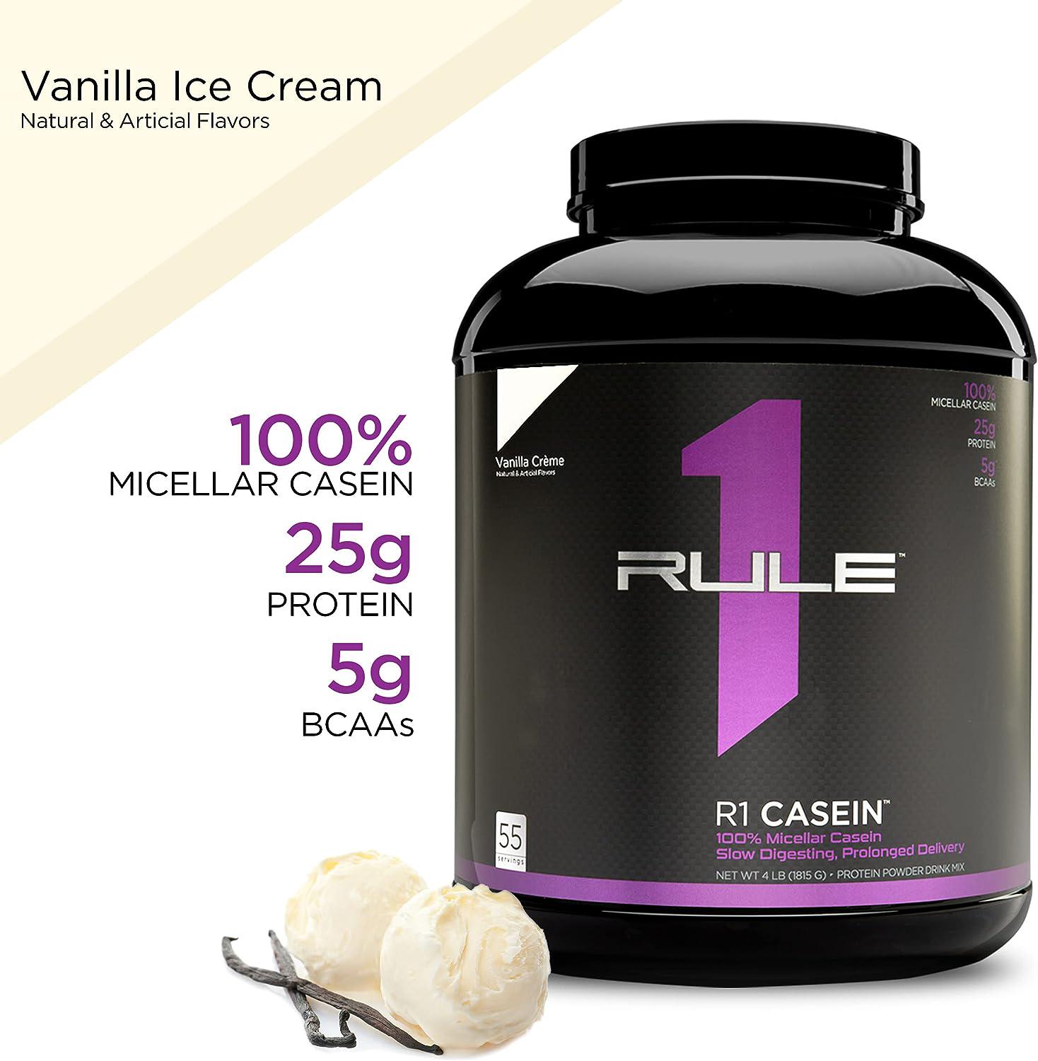 Протеїн Rule One Caseine Vanilla cream 1,8 кг - фото 3