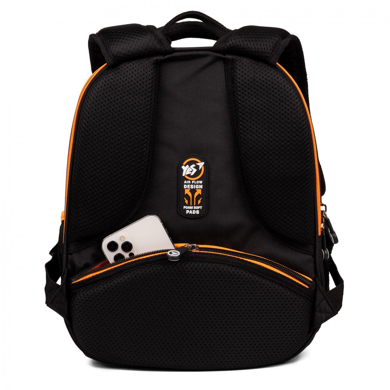 Рюкзак шкільний каркасний з ортопедичною спинкою YES H-100 Space (000995070) - фото 2 Рюкзак шкільний каркасний з ортопедичною спинкою YES H-100 Space (000995070) - фото 2