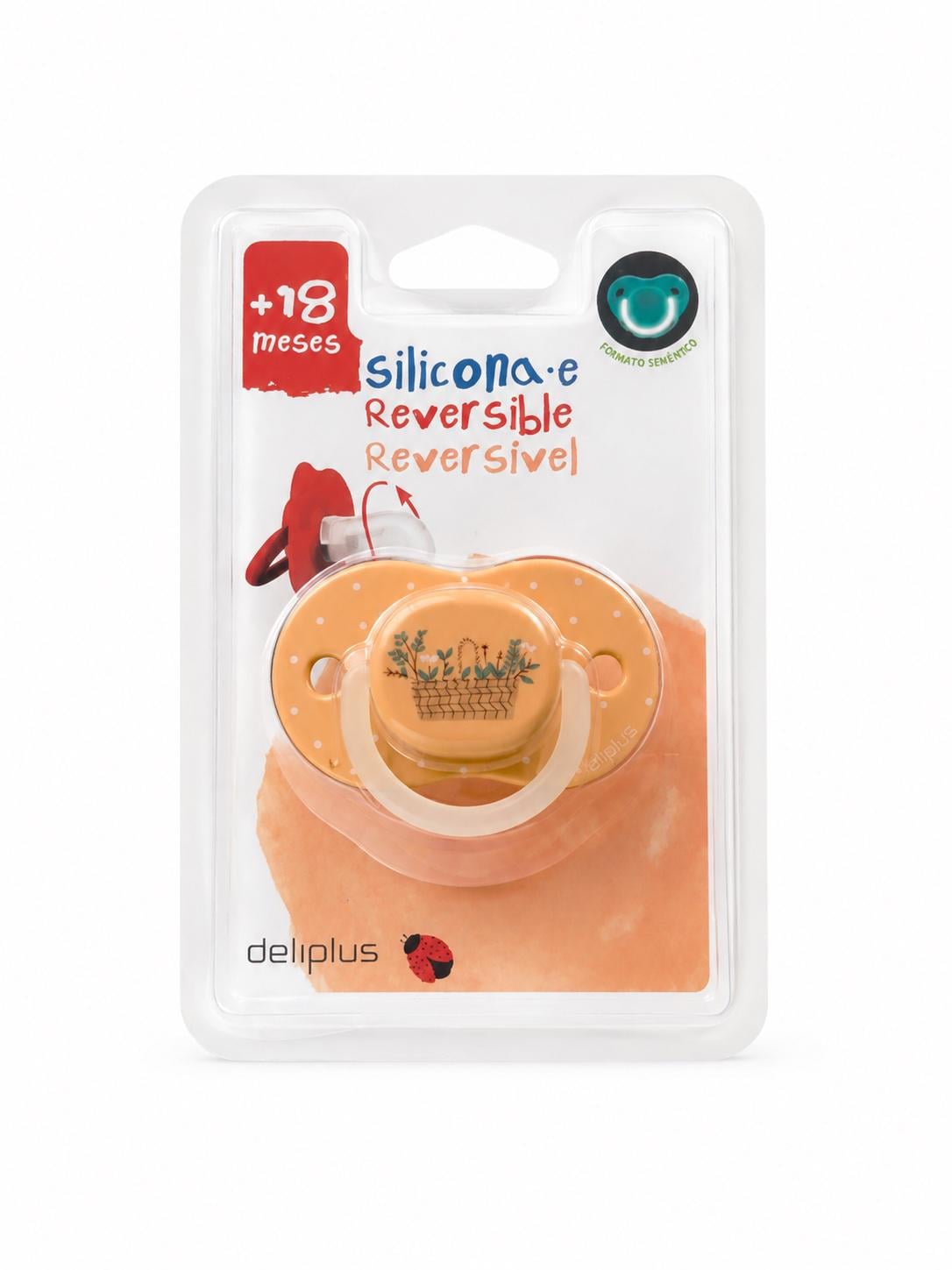 Пустышка Hippos Baby Care SL 18+ месяцев Пустышка Hippos Baby Care SL 18+ месяцев