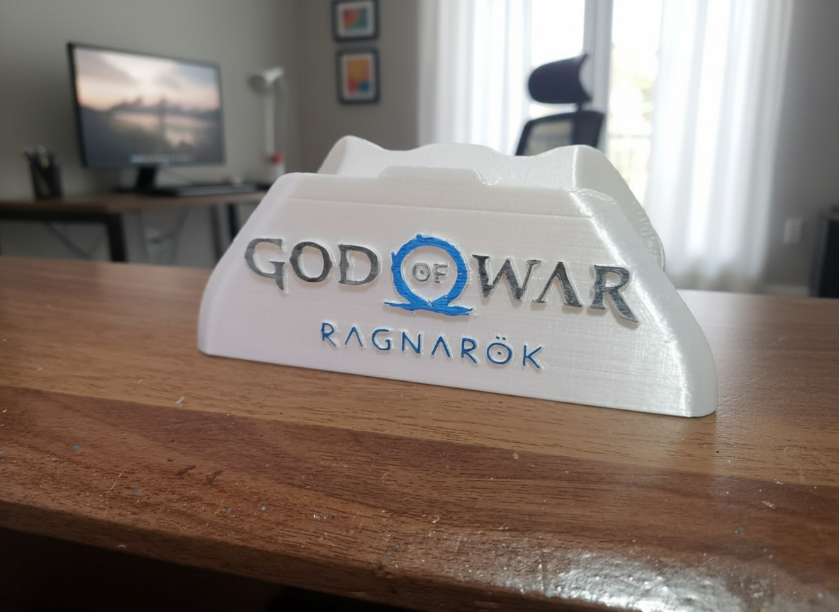 Подставка для DualSense PlayStation 5 с логотипом God of War Ragnarok (0030)