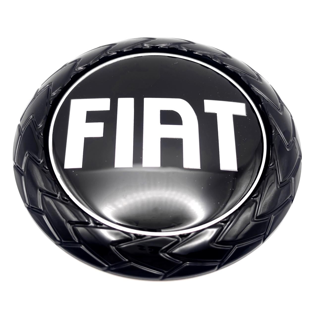 Эмблема Fiat 98 мм Черный глянцевый (3037207595)