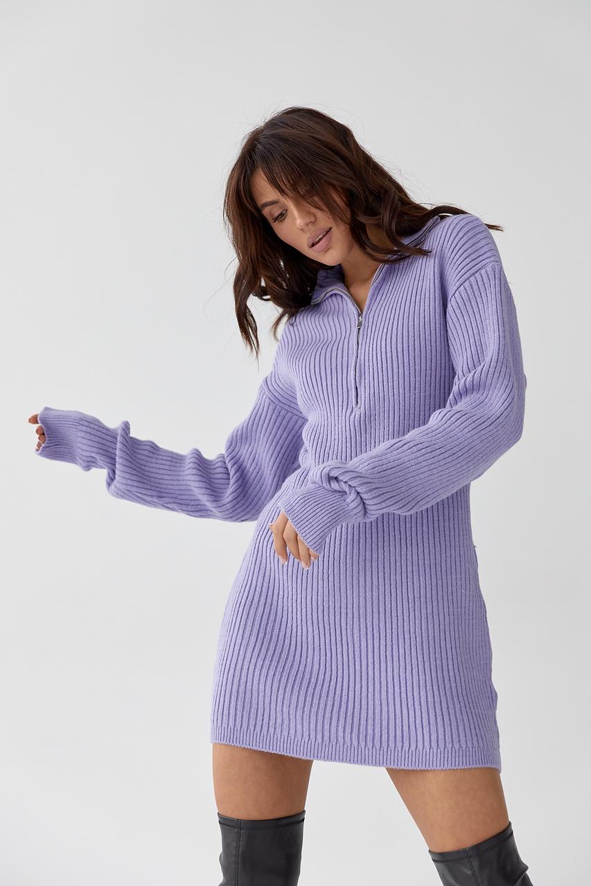 Туніка в'язана M Лавандовий (9506287) - фото 5 Туніка в'язана M Лавандовий (9506287) - фото 5