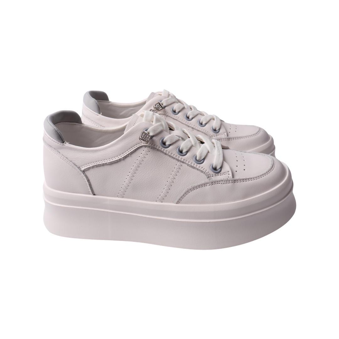 Кеди жіночі Melanda зі шкіри Білий (30-22DTC 40)