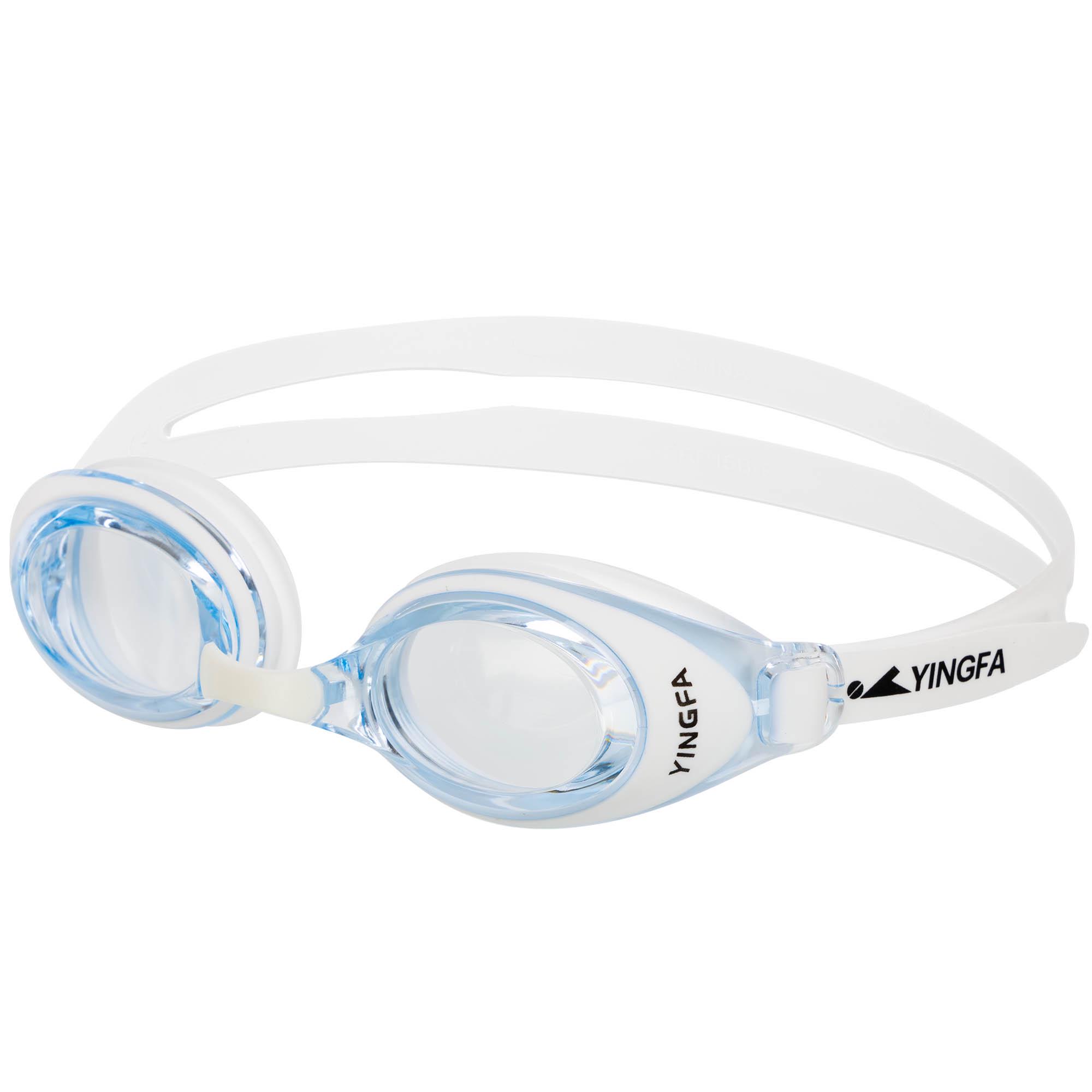 Очки для плавания взрослые YINGFA Y6600AF Сине-белый (Y6600AF_Синий-белый)