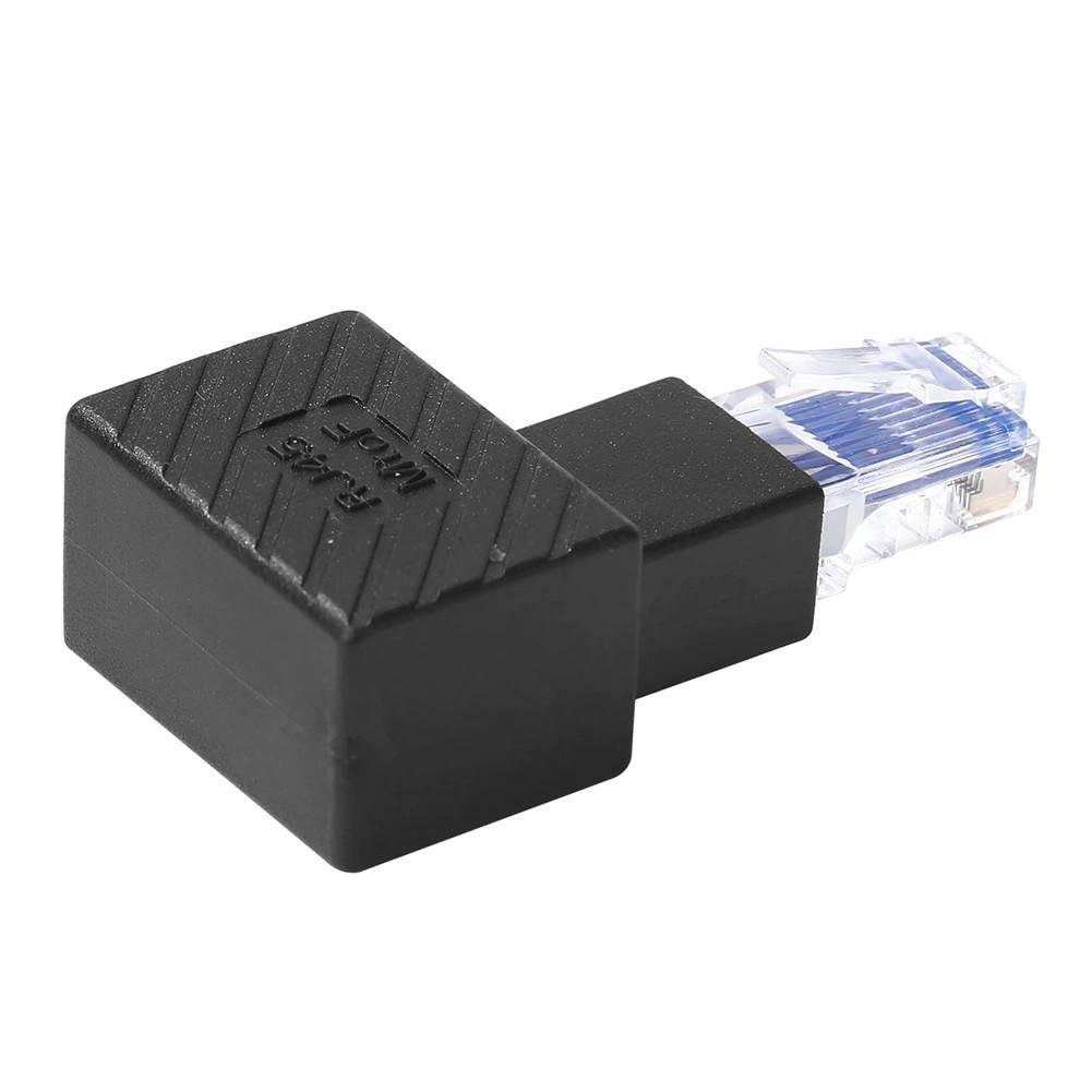 Переходник SUNROZ LAN RJ45 Male-RJ45 Female Right (A48533) - фото 2