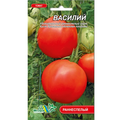 Семена томата Василий красный суперранний 0,1 г (25796)