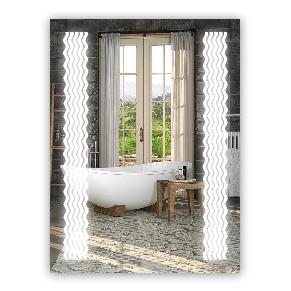 Зеркало с LED подсветкой 600х800 мм (SR-015) Зеркало с LED подсветкой 600х800 мм (SR-015)