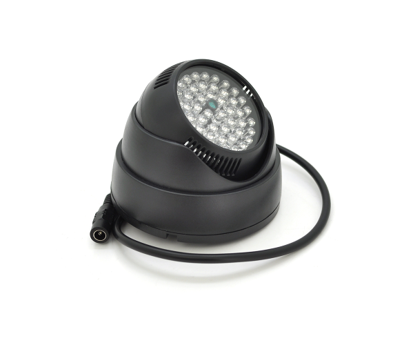 Прожектор інфрачервоний на 48 діодів 12 В кут огляду 30° до 50 м (27391)