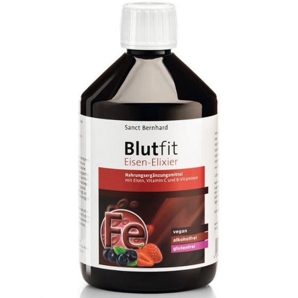 Мікроелемент Залізо Sanct Bernhard Blutfit Eisen Berry Flavor 500 ml 25 servings (000020602)