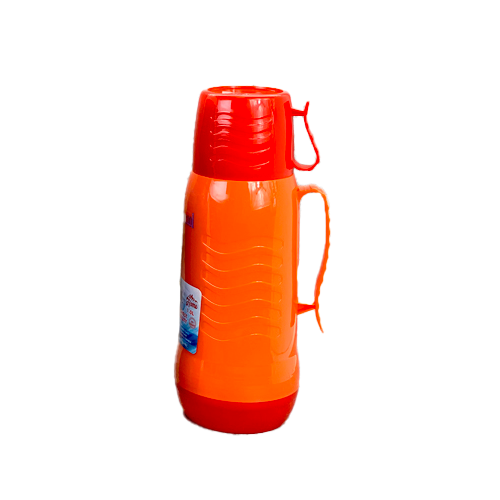 Термос со стеклянной колбой и ручкой Stenson 1 л Orange (2645H-5/MT-4583-10)