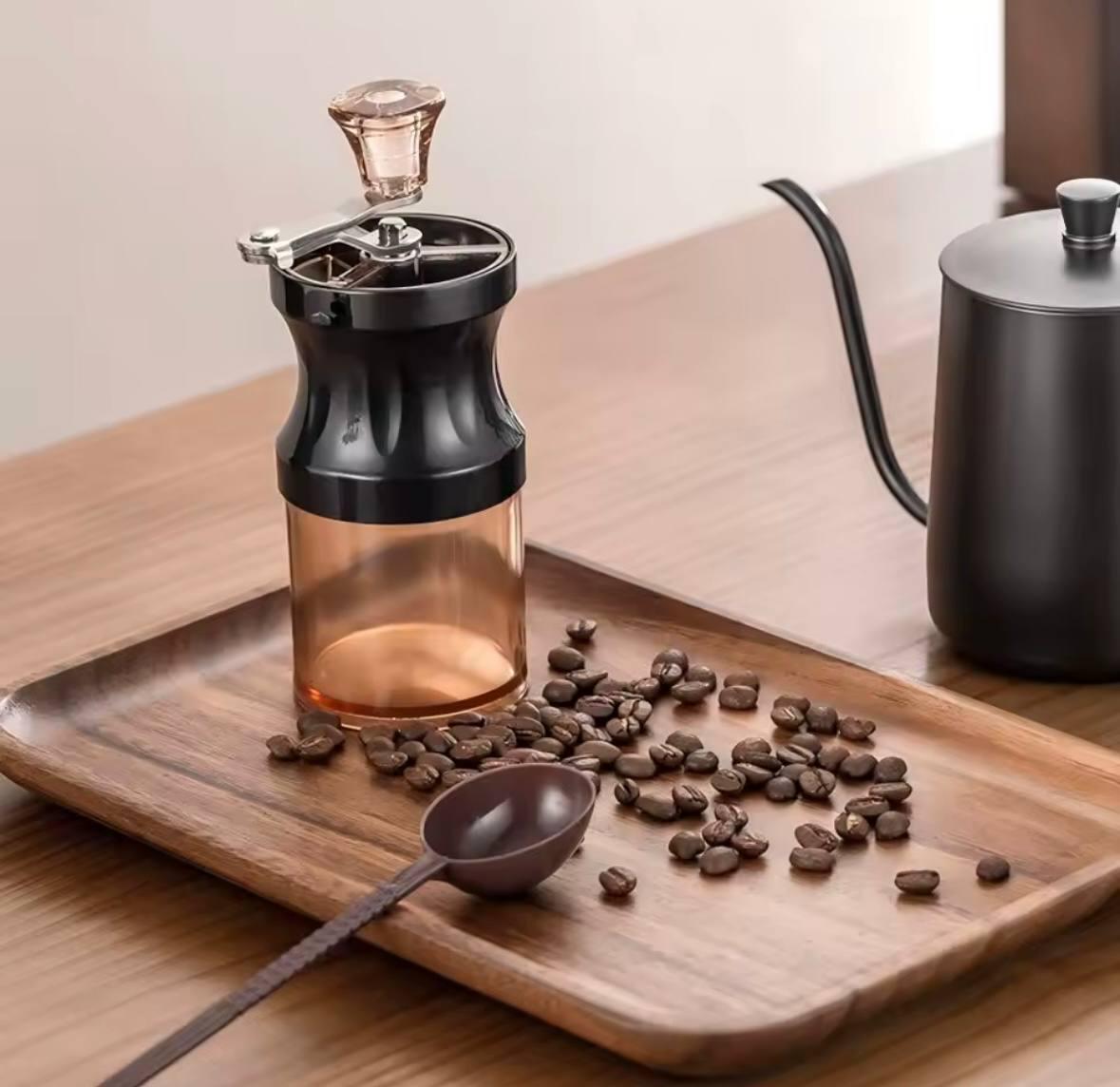 Кофемолка ручная пластиковая Черный (f3381a9e) - фото 6