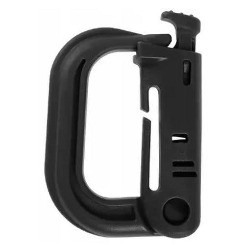 Карабін фіксатор D-подібний Tornado Grimloc MOLLE 4 шт. Raven (11198490) - фото 3