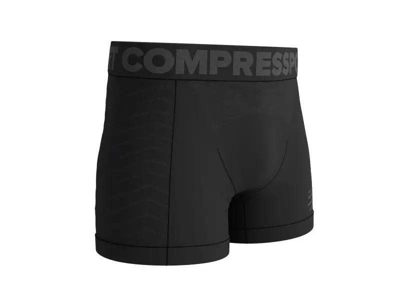 Трусы мужские спортивные Compressport SeamLess Boxer XL Black/Grey Трусы мужские спортивные Compressport SeamLess Boxer XL Black/Grey