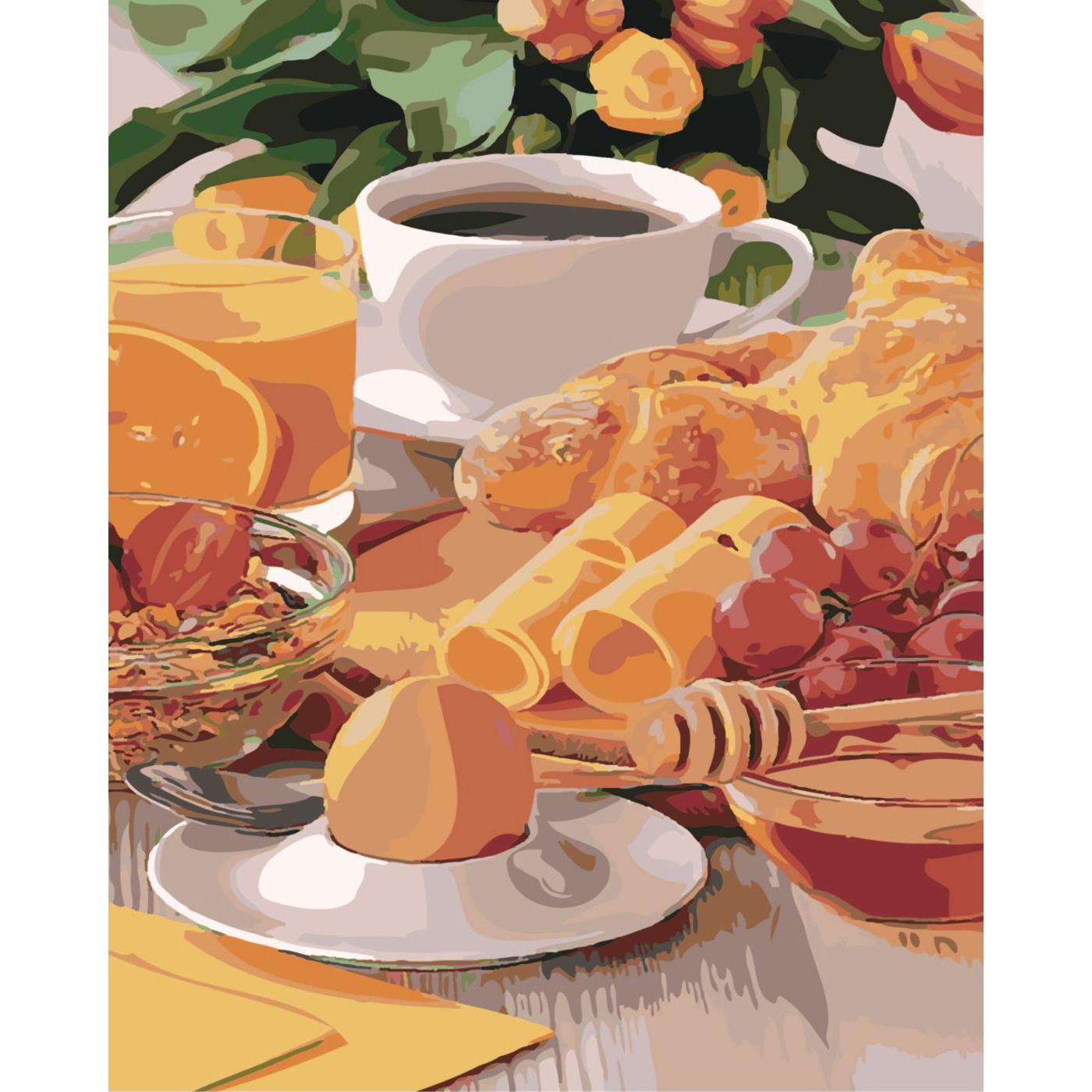 Картина за номерами Strateg Преміум Цукрова насолода з лаком 40х50 см (SY6485)