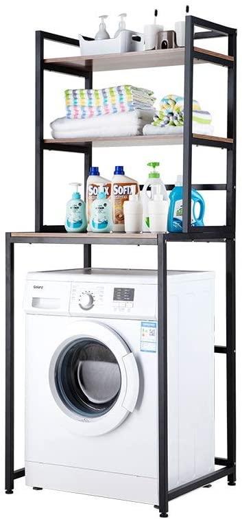 Стеллаж над стиральной машиной из дерева Франт Венге/Капучино (ССМ-00081209) - фото 2