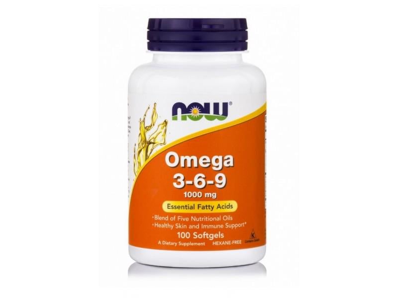 Диетическая добавка Now Omega 3-6-9 1000 мг 100 капсул