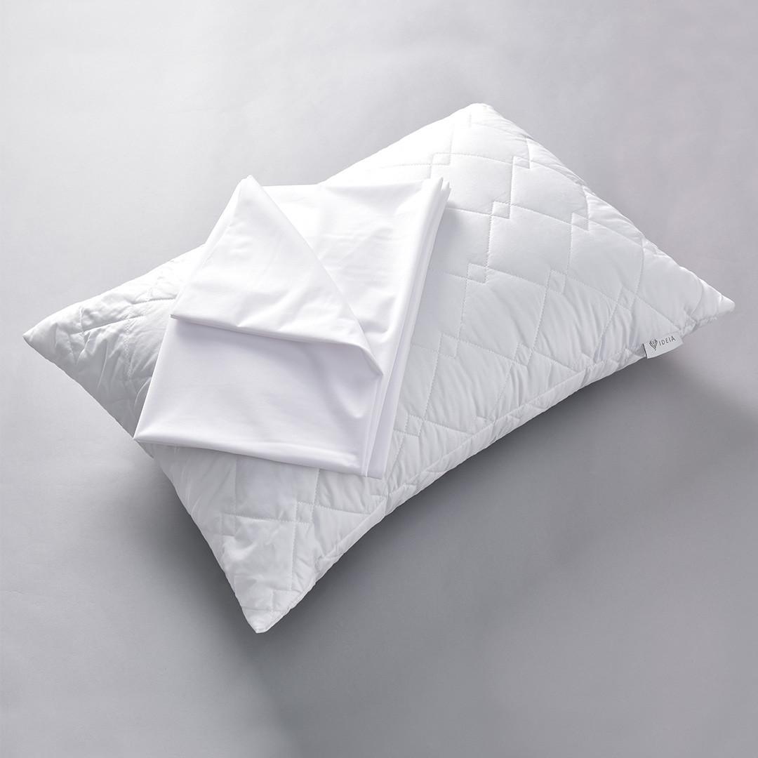 Наволочка-чохол IDEIA Aqua Stop махра водонепроникна 50х70 см Білий (28092474) - фото 4 Наволочка-чохол IDEIA Aqua Stop махра водонепроникна 50х70 см Білий (28092474) - фото 4