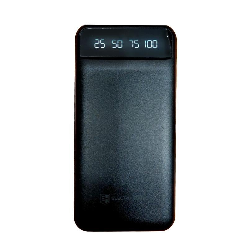 Повербанк з ліхтариком ElectroHouse Type-C 10000 mAh Чорний (EH-P-01-B)