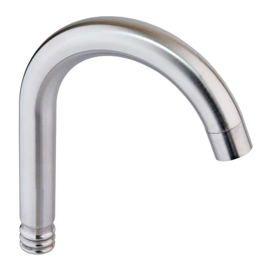 Излив для смесителя MIXXUS SPO-02.SUS из нержавеющей стали Silver (MI6061)