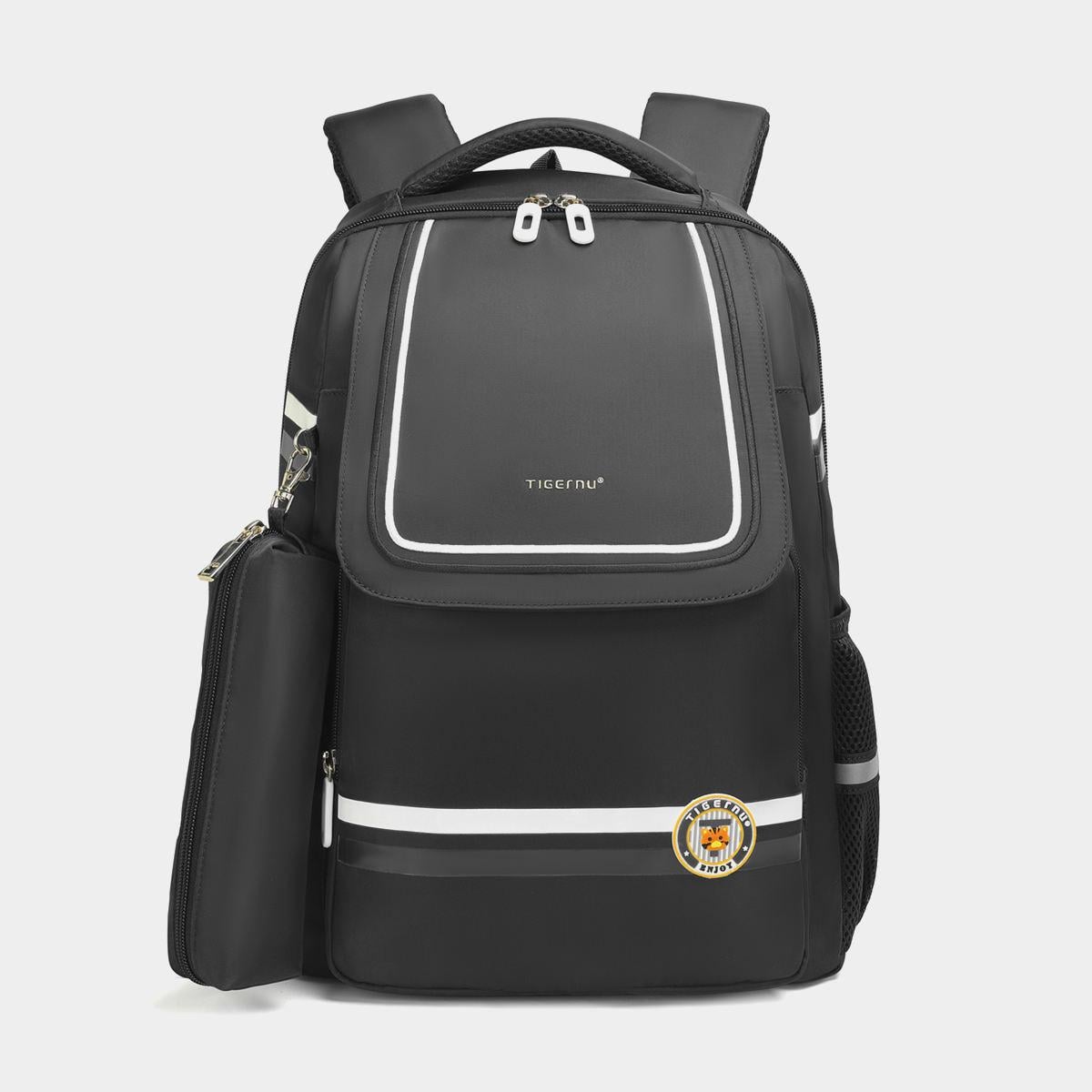 Рюкзак детский Tigernu T-B9037 школьный для подростка с отсеком для ноутбука до 15,6" 18 л Black (19389)