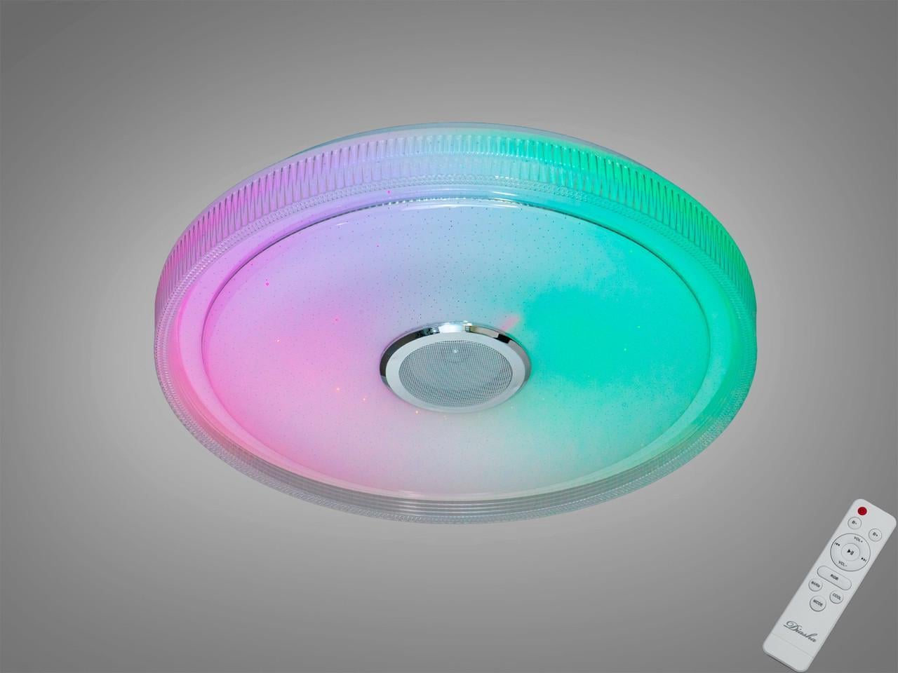 Смарт-люстра светодиодная 80Вт RGB с Bluetooth Белый (2989241249)