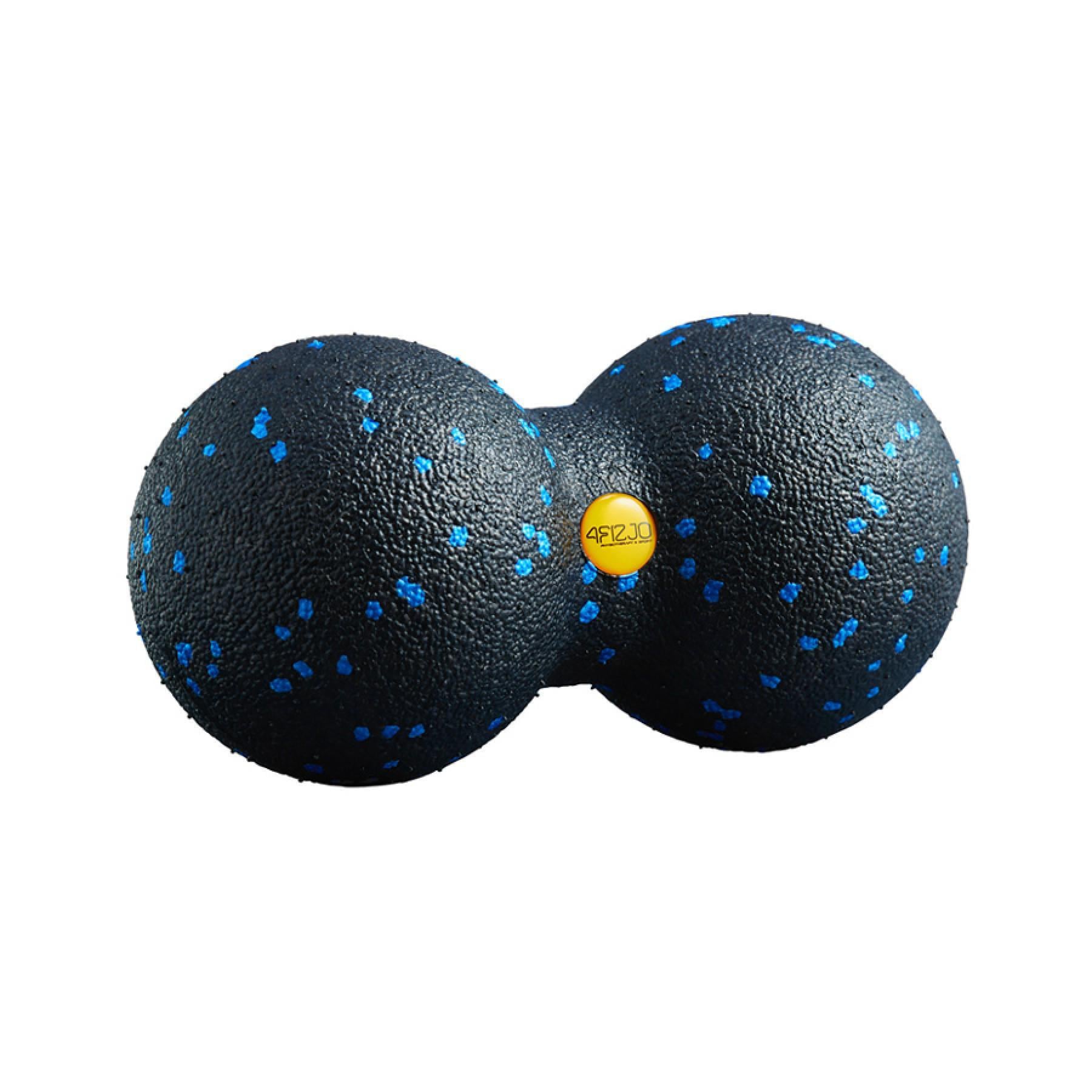 Массажный мяч двойной 4FIZJO EPP DuoBall 8 см Black/Blue (20731)
