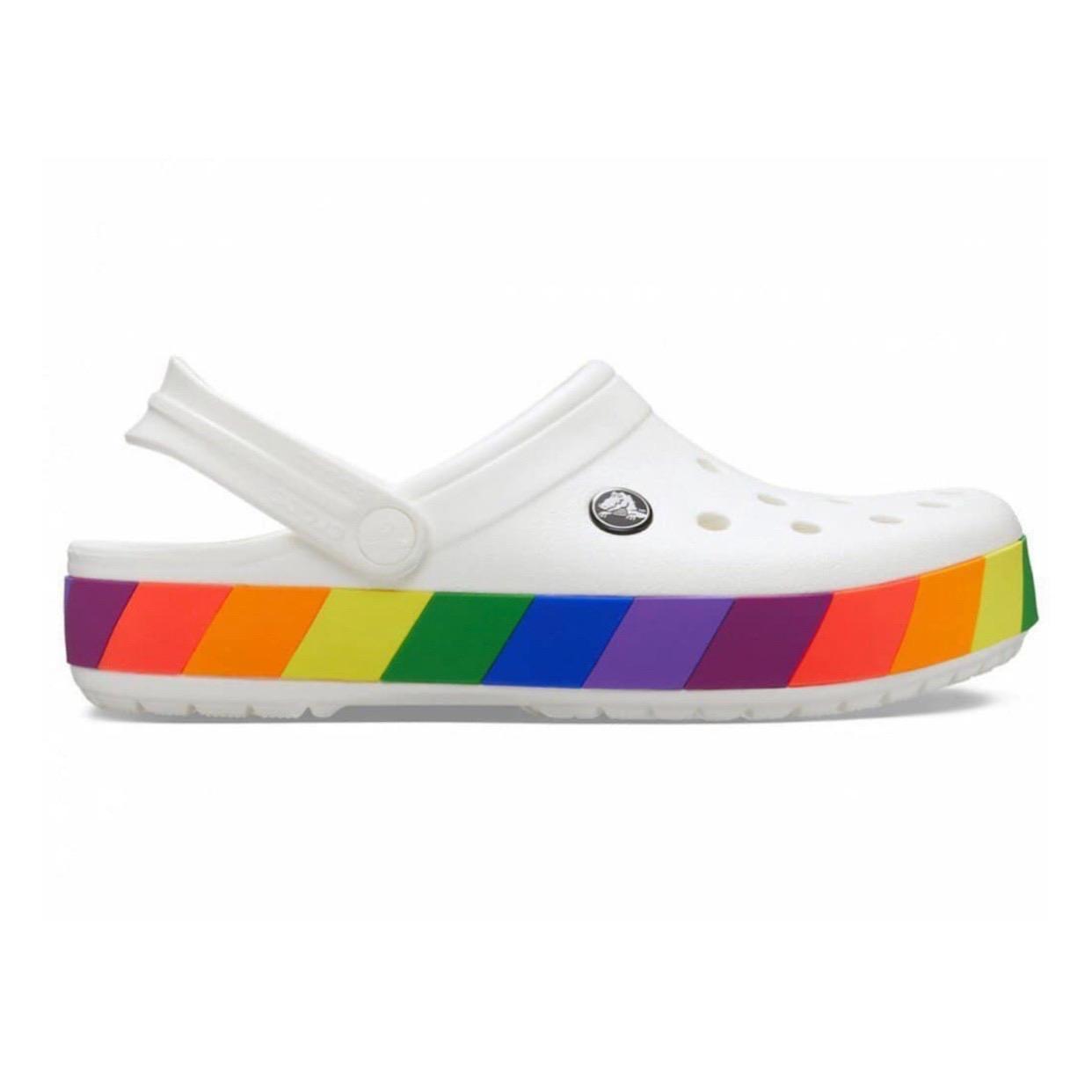 Crocs with rainbow new arrivals