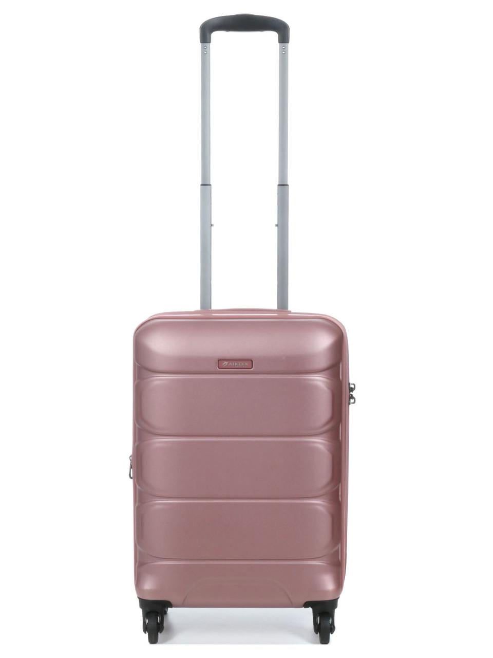 Чемодан мала Airtex поликарбонат S 55х35х21+4 40 л 2,75 кг Розовый (748)