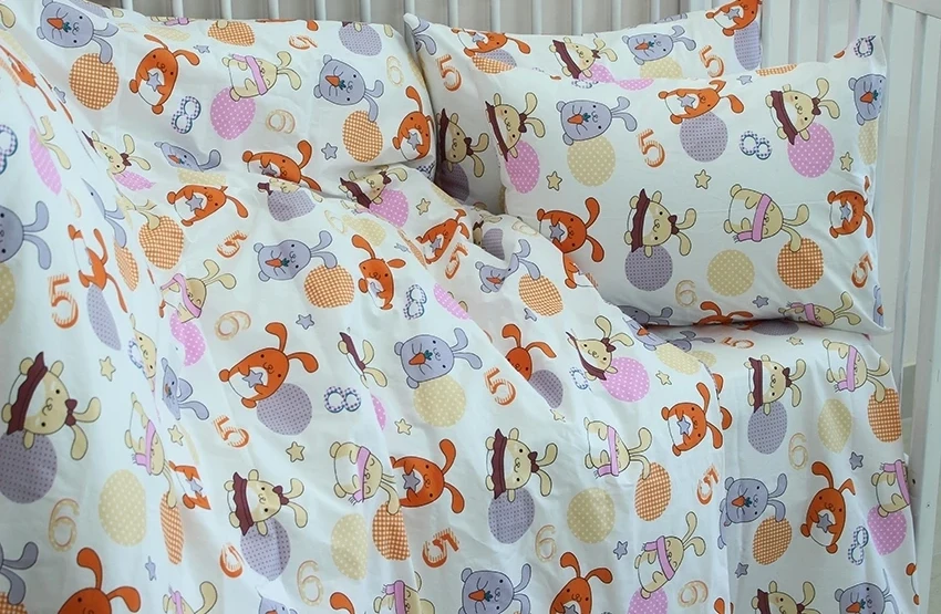 Комплект постільної білизни в ліжечко TAG Tekstil Зайчик (11822) Комплект постільної білизни в ліжечко TAG Tekstil Зайчик (11822)